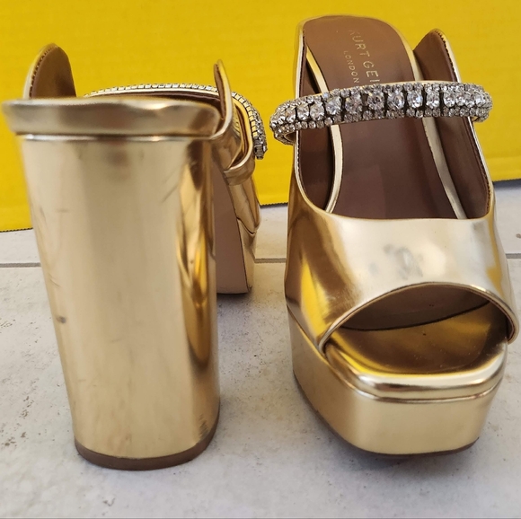 Kurt Geiger Gold Women's Shoes - Picture 3 of 9
